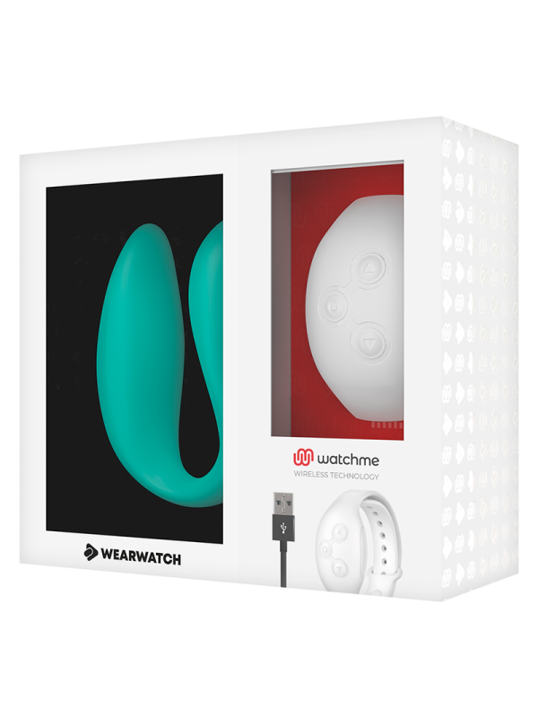 WEARWATCH - VIBRADOR DUAL TECHNOLOGY WATCHME AGUA MARINA / NÍVEO