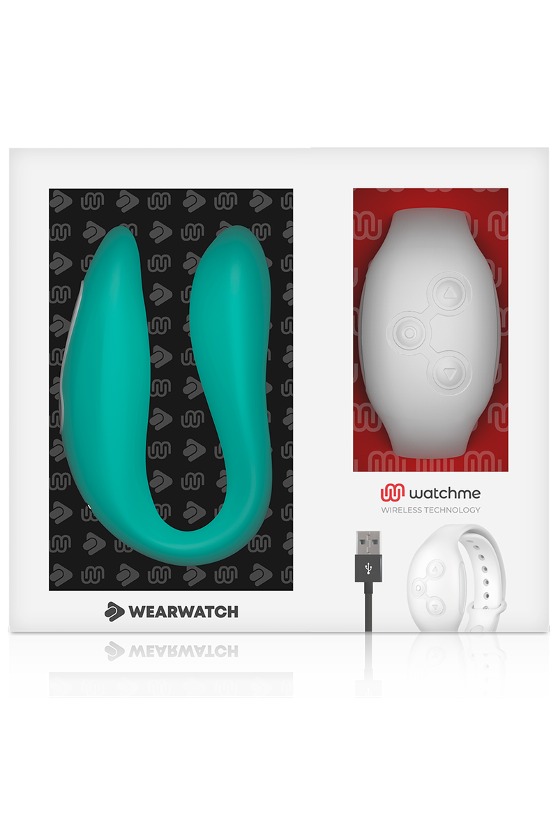 WEARWATCH - VIBRADOR DUAL TECHNOLOGY WATCHME AGUA MARINA / NÍVEO