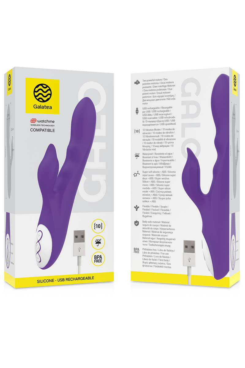 GALATEA - GALO VIBRADOR LILA COMPATIBLE CON WATCHME WIRELESS