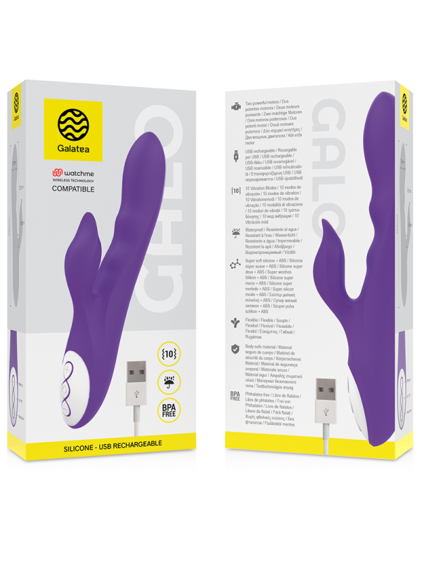 GALATEA - GALO VIBRADOR LILA COMPATIBLE CON WATCHME WIRELESS