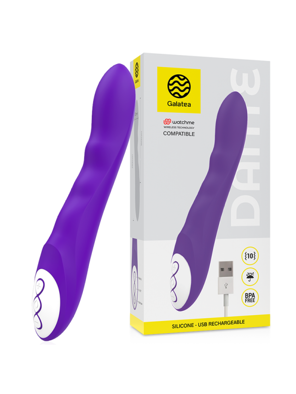 GALATEA - DANTE VIBRADOR LILA COMPATIBLE CON WATCHME WIRELESS