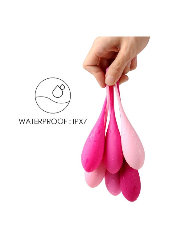 LESLIE - KEGEL FIT ENTREGADOR SUELO PELVICO 6 PESOS