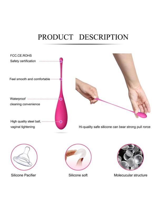 LESLIE - KEGEL FIT ENTREGADOR SUELO PELVICO 6 PESOS