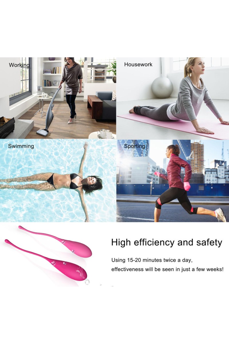 LESLIE - KEGEL FIT ENTREGADOR SUELO PELVICO 6 PESOS