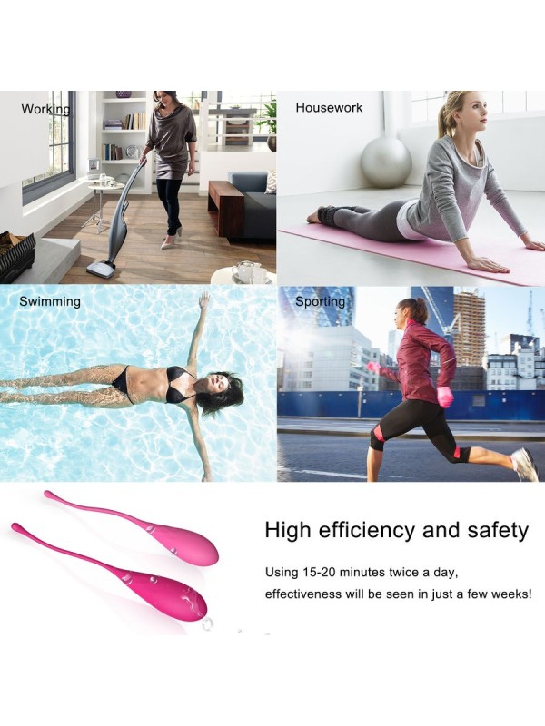 LESLIE - KEGEL FIT ENTREGADOR SUELO PELVICO 6 PESOS