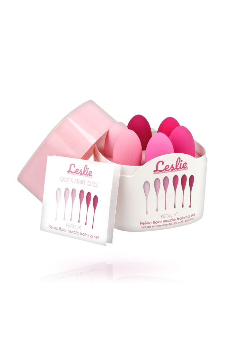 LESLIE - KEGEL FIT ENTREGADOR SUELO PELVICO 6 PESOS
