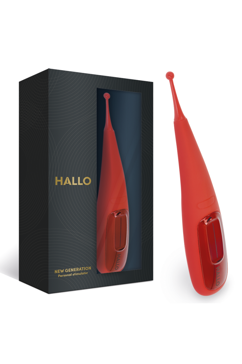 HALLO - FOCUS POTENTE VIBRADOR TOUCH ROJO