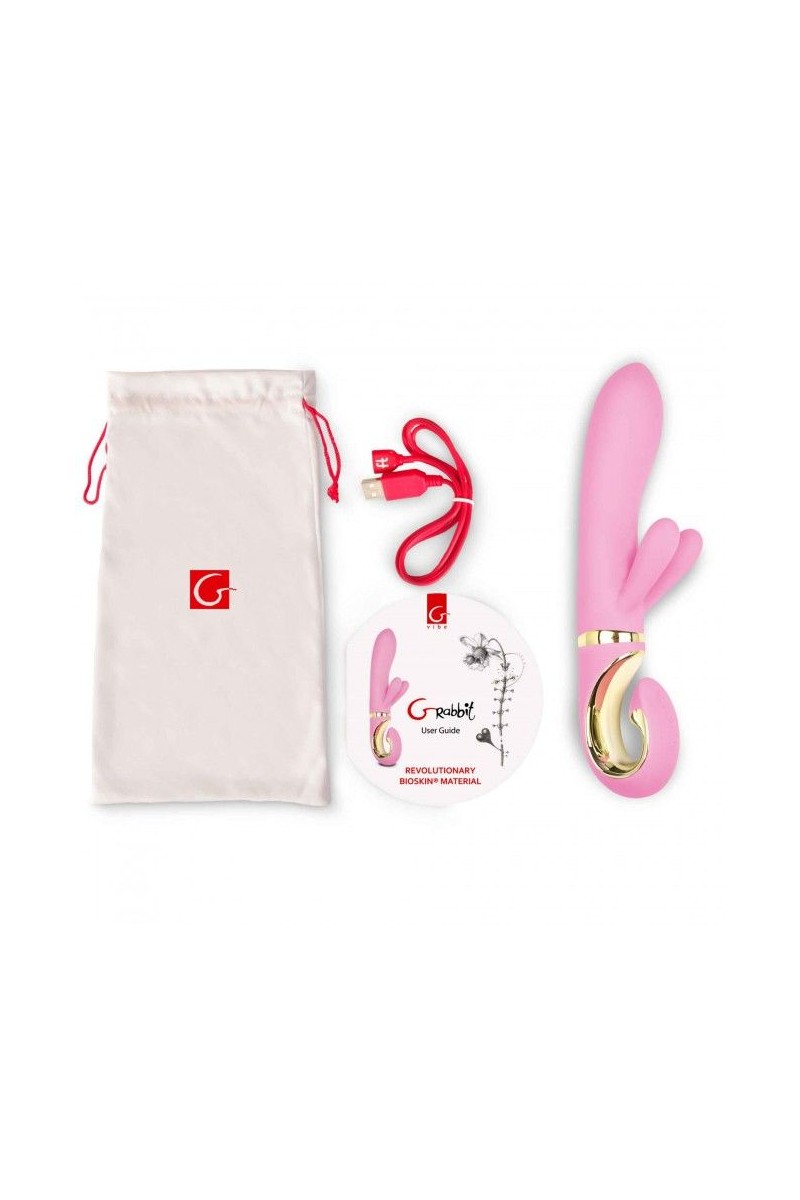 G-VIBE - G-RABBIT VIBRADOR CONEJITO RAMPANTE ROSA