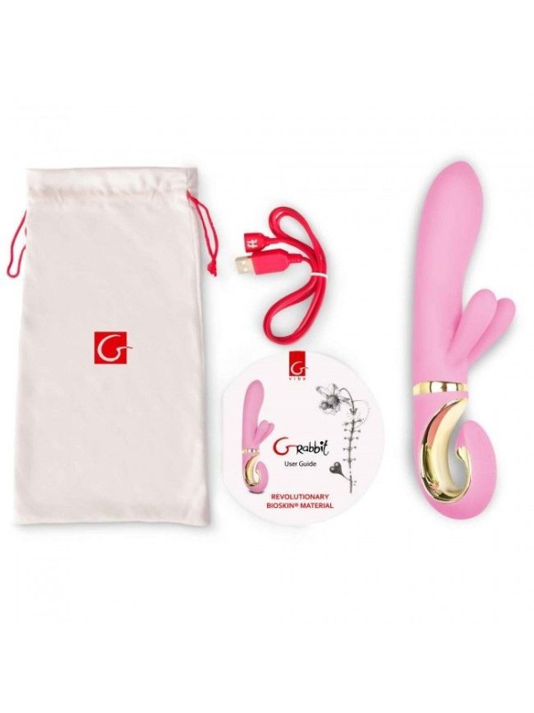 G-VIBE - G-RABBIT VIBRADOR CONEJITO RAMPANTE ROSA