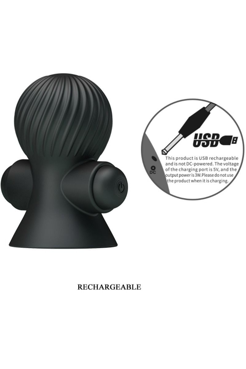 PRETTY LOVE - ESTIMULADORES PARA PEZONES 12 MODOS VIBRACION