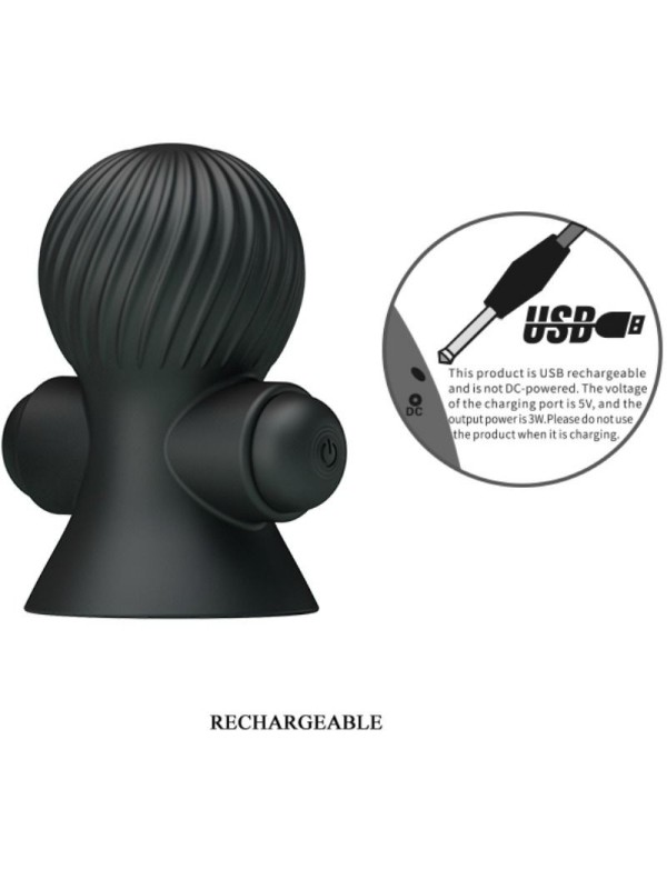 PRETTY LOVE - ESTIMULADORES PARA PEZONES 12 MODOS VIBRACION