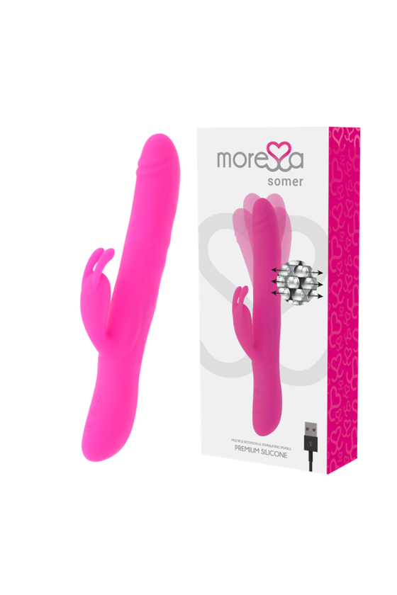 MORESSA - SOMER VIBRADOR PREMIUM CON ROTACION MULTIPLE