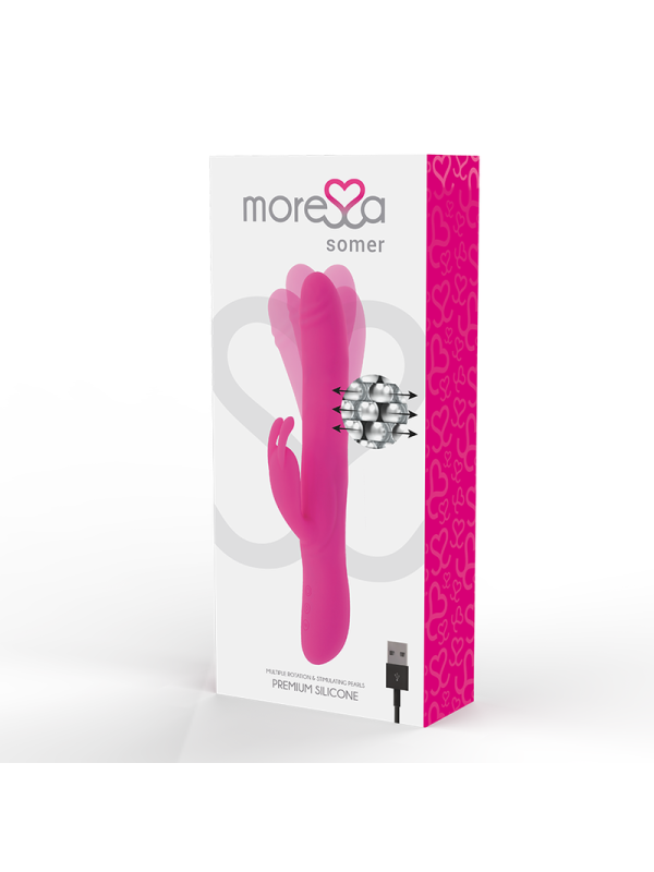 MORESSA - SOMER VIBRADOR PREMIUM CON ROTACION MULTIPLE