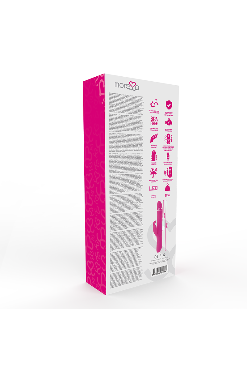 MORESSA - SOMER VIBRADOR PREMIUM CON ROTACION MULTIPLE