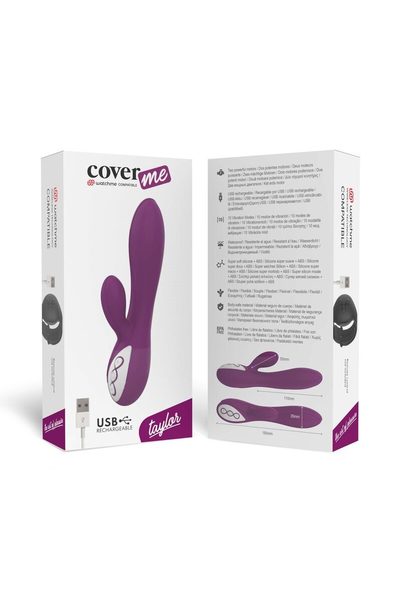 COVERME - TAYLOR VIBRADOR COMPATIBLE CON WATCHME WIRELESS TECHNOLOGY