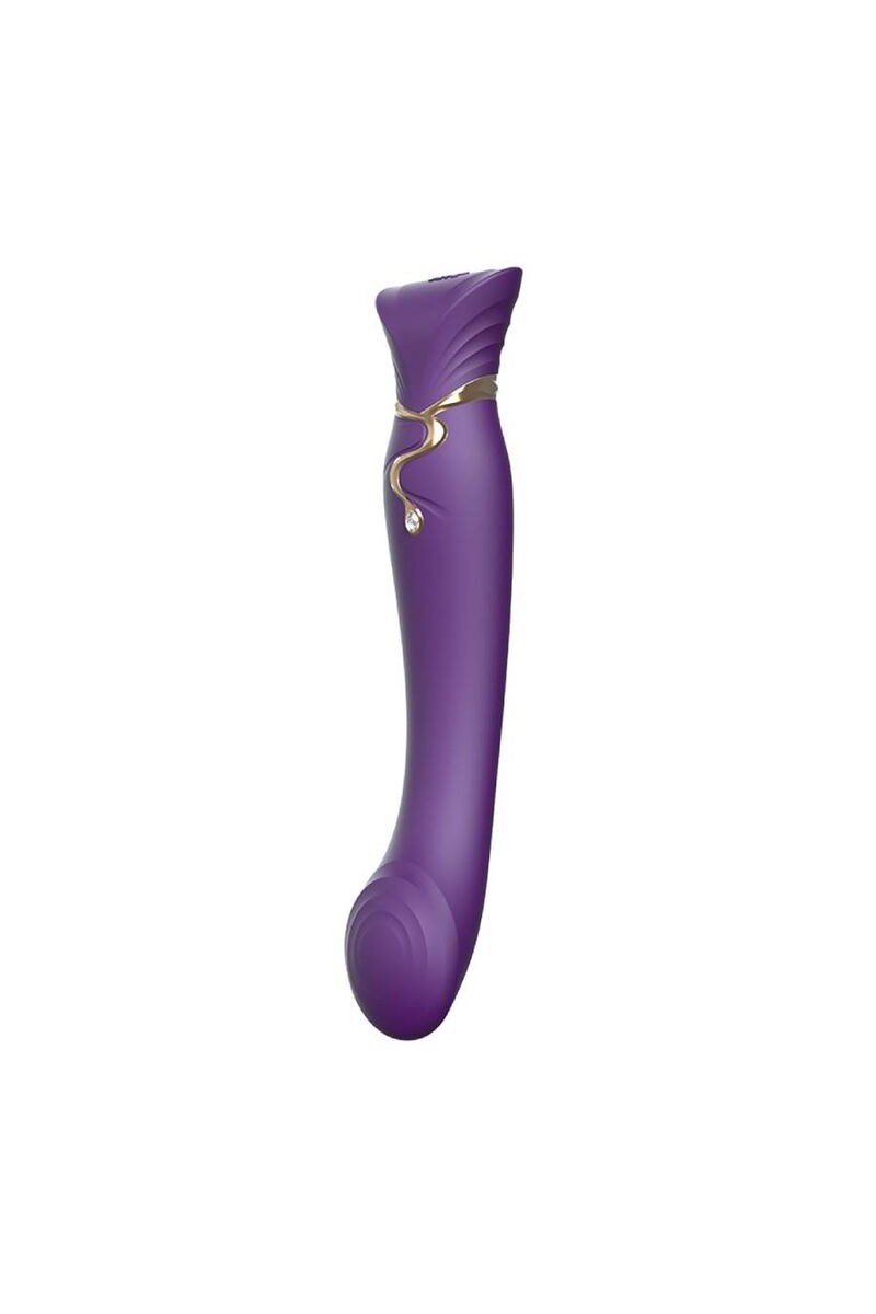 ZALO - QUEEN SET PULSE WAVE CLIT STIM MORADO