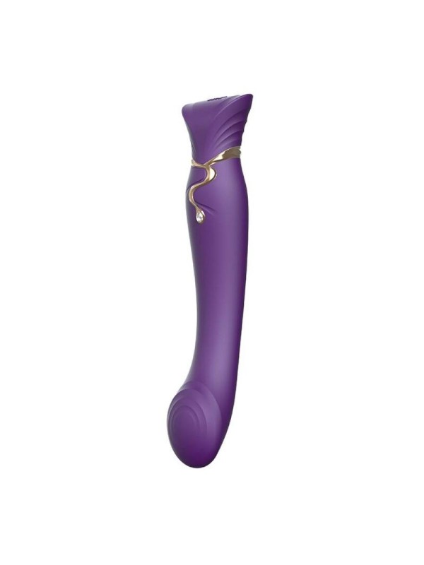 ZALO - QUEEN SET PULSE WAVE CLIT STIM MORADO