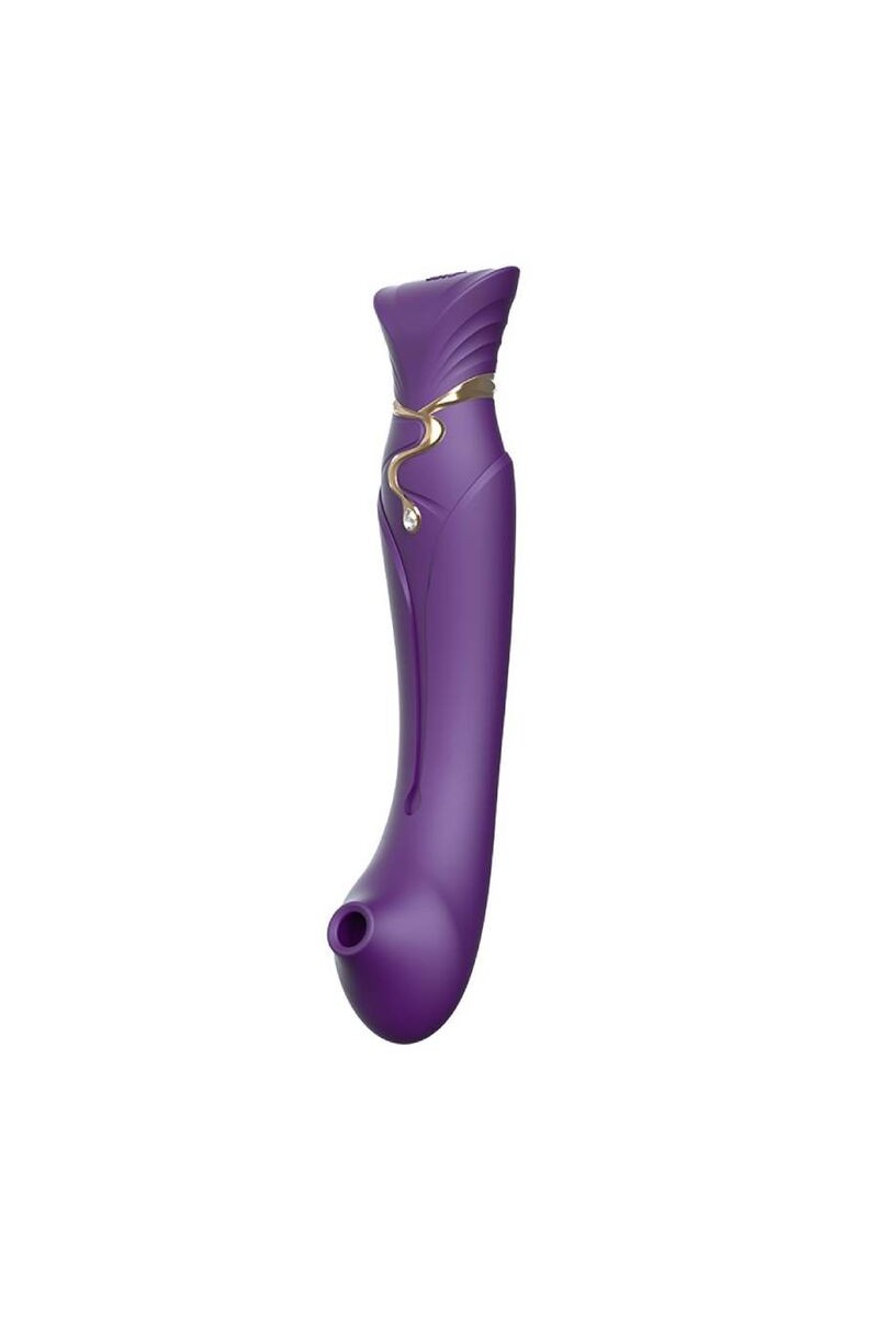 ZALO - QUEEN SET PULSE WAVE CLIT STIM MORADO