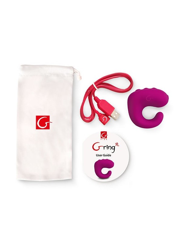 G-VIBE - FUN TOYS GRING ANILLO VIBRADOR XL SWEET RASPBERRY