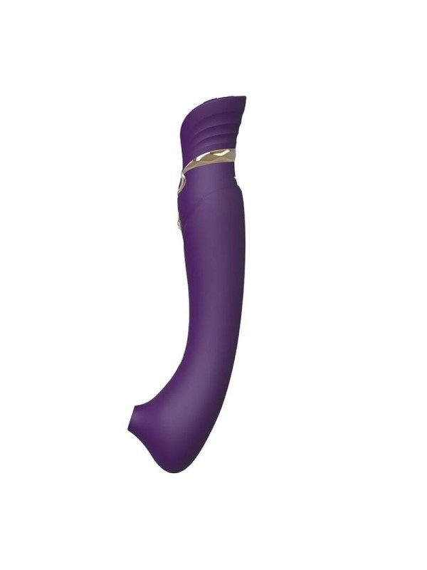 ZALO - QUEEN SET PULSE WAVE CLIT STIM MORADO