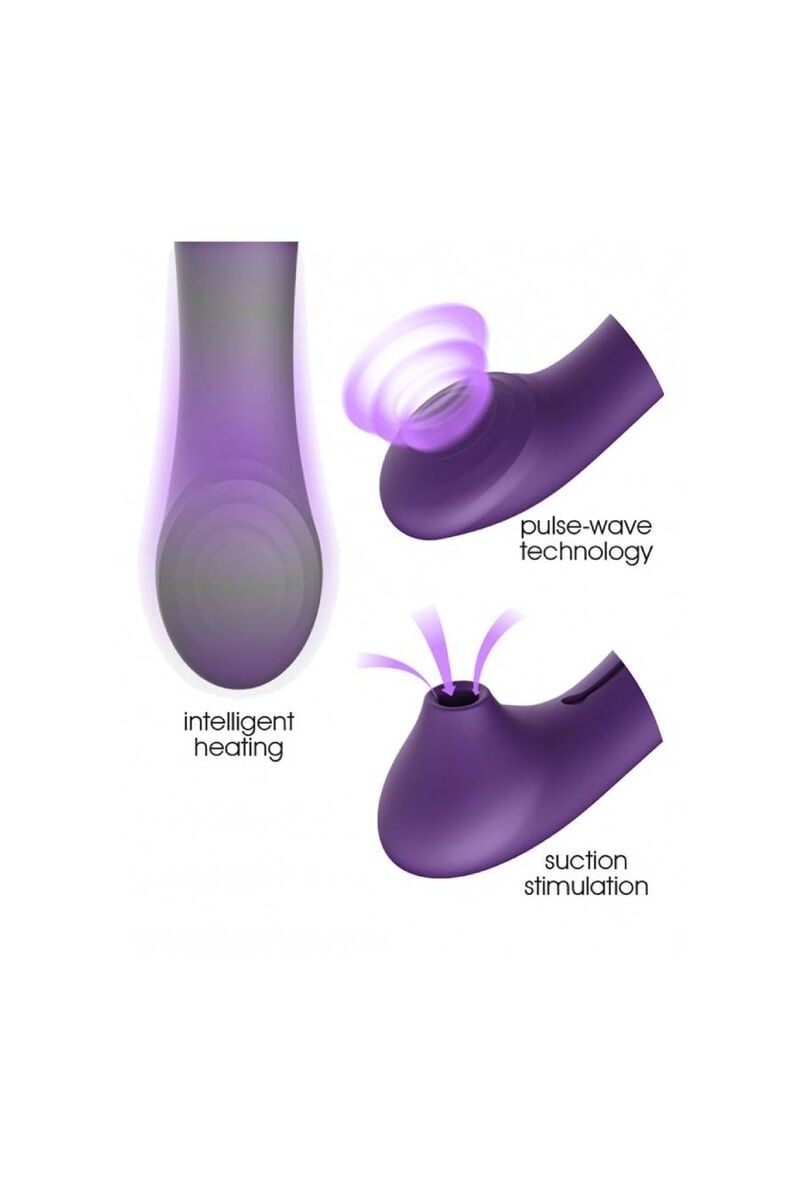 ZALO - QUEEN SET PULSE WAVE CLIT STIM MORADO