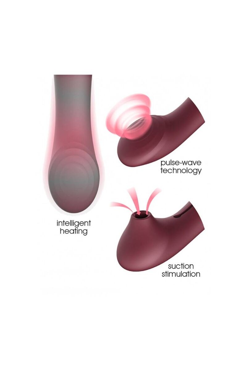 ZALO - QUEEN SET PULSE WAVE CLIT STIM ROJO