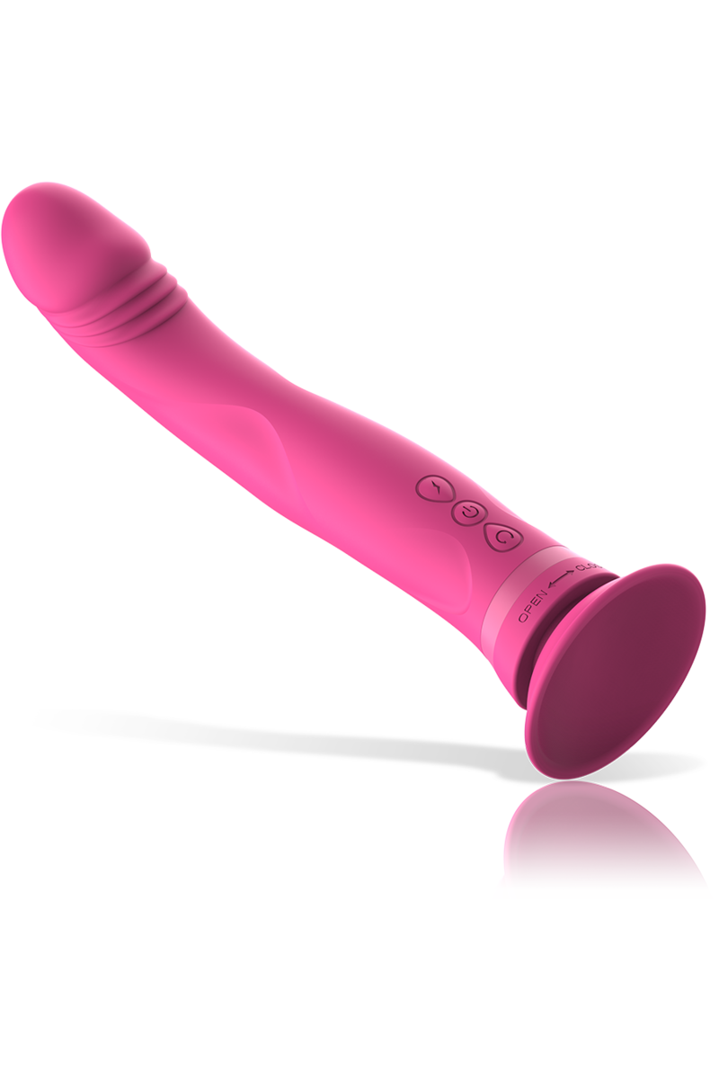 INTENSE - MICHELANGELO DILDO VIBRADOR SILICONA ROSA