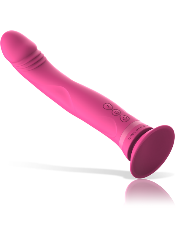 INTENSE - MICHELANGELO DILDO VIBRADOR SILICONA ROSA