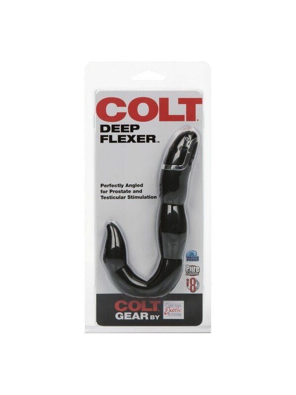 CALIFORNIA EXOTICS - COLT DEEP VIBRADOR ANAL FLEXIBLE NEGRO
