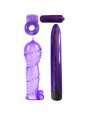 CLASSIX - KIT PARA PAREJAS CON ANILLO, FUNDA Y BALAS MORADO