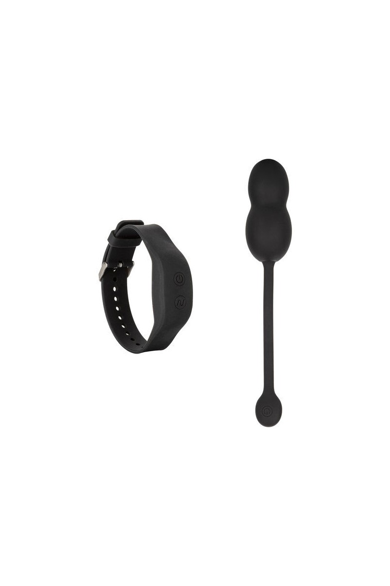 CALIFORNIA EXOTICS - BOLAS KEGEL DE SILICONA CON CONTROL REMOTO NEGRO