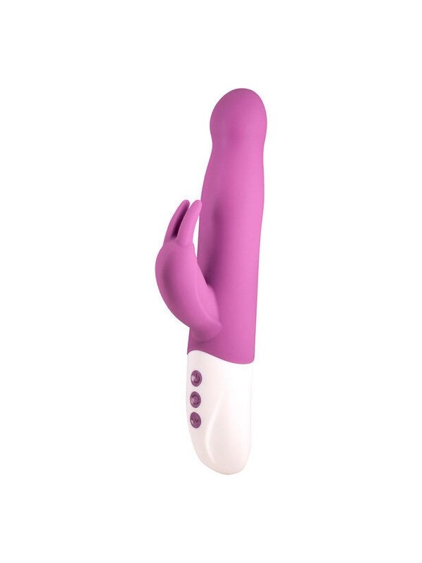 SEVEN CREATIONS - EUPHORIC VIBRADOR CONEJITO CON ROTACIÓN LILA