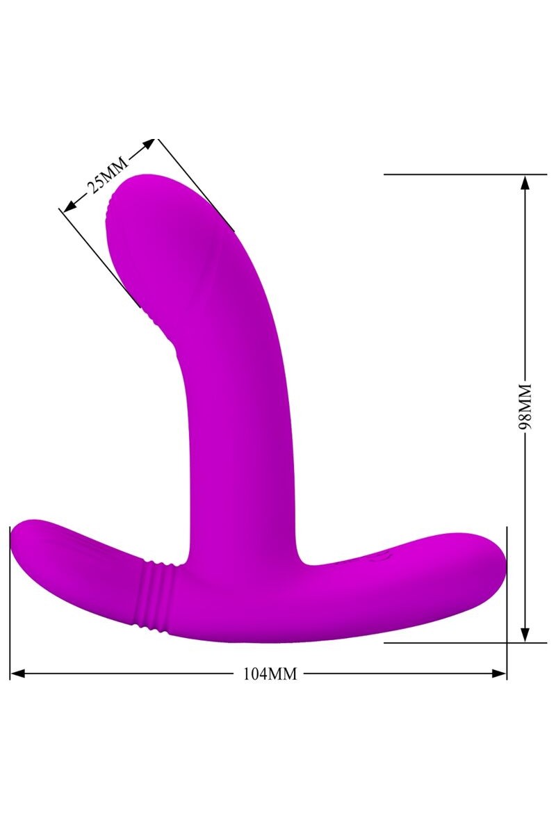 PRETTY LOVE - GERI MASAJEADOR CLITORIS CONTROL REMOTO ROSA