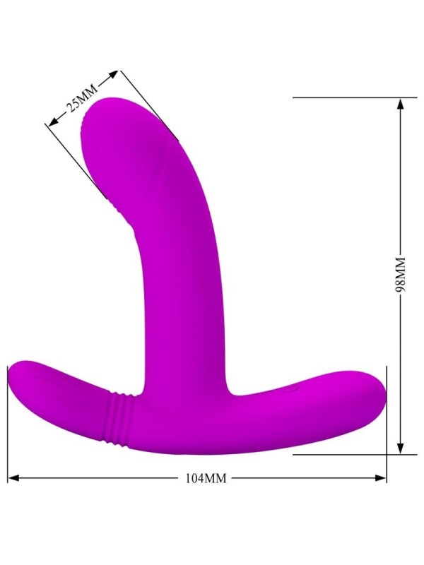 PRETTY LOVE - GERI MASAJEADOR CLITORIS CONTROL REMOTO ROSA