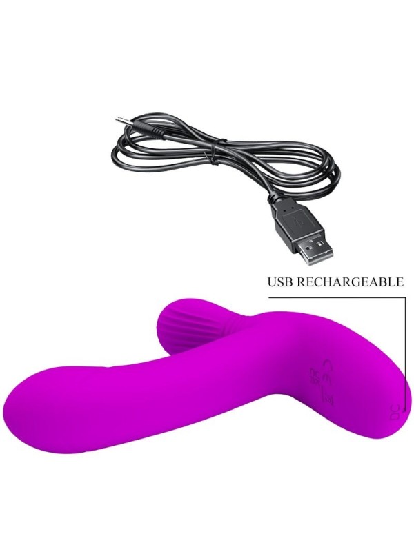 PRETTY LOVE - GERI MASAJEADOR CLITORIS CONTROL REMOTO ROSA