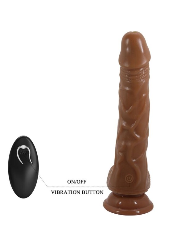 BAILE - VIBRADOR REALISTA CON VENTOSA CONTROL REMOTO