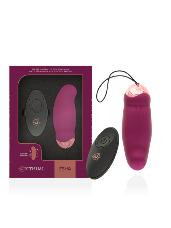 RITHUAL - ESHA HUEVO CONTROL REMOTO SISTEMA ROTACIÓN + VIBRACIÓN