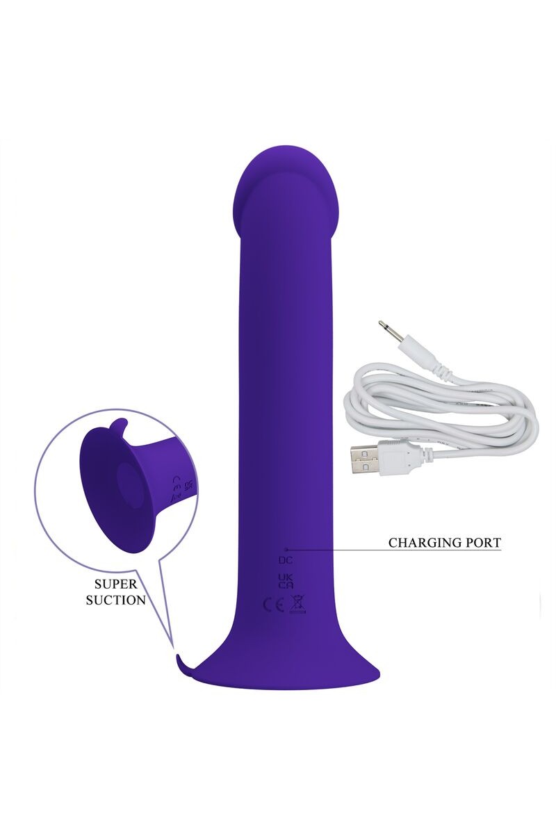 PRETTY LOVE - MURRAY YOUTH DILDO VIBRADOR & RECARGABLE VIOLETA