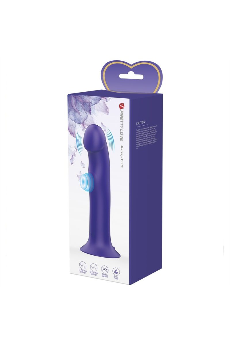 PRETTY LOVE - MURRAY YOUTH DILDO VIBRADOR & RECARGABLE VIOLETA