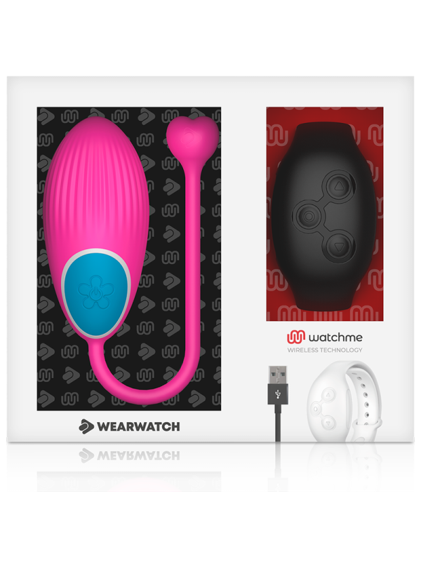 WEARWATCH - HUEVO CONTROL REMOTO TECHNOLOGY WATCHME FUCSIA / AZABACHE