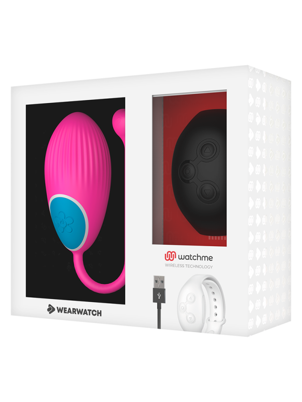 WEARWATCH - HUEVO CONTROL REMOTO TECHNOLOGY WATCHME FUCSIA / AZABACHE