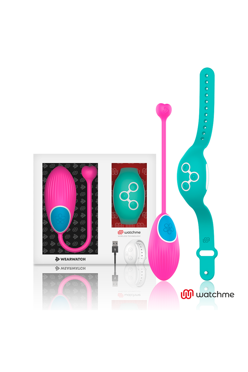 WEARWATCH - HUEVO CONTROL REMOTO TECÇH WATCHME FUCSIA / AGUA MARINA
