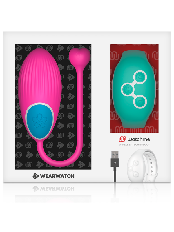 WEARWATCH - HUEVO CONTROL REMOTO TECÇH WATCHME FUCSIA / AGUA MARINA