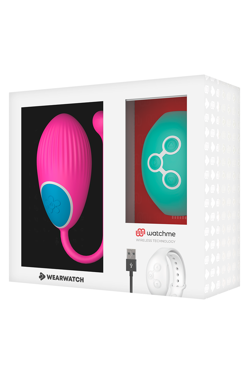 WEARWATCH - HUEVO CONTROL REMOTO TECÇH WATCHME FUCSIA / AGUA MARINA
