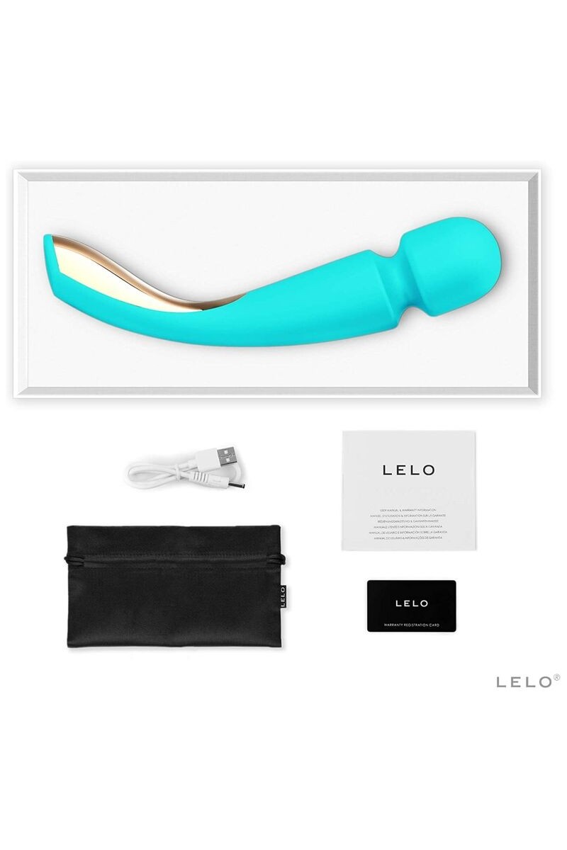 LELO - MASAJEADOR SMART MEDIUM WAND 2 VERDE AGUA