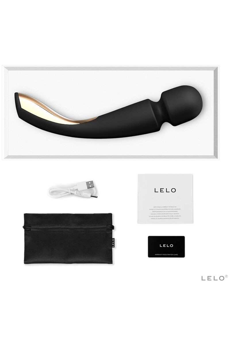 LELO - MASAJEADOR SMART MEDIUM WAND 2 NEGRO