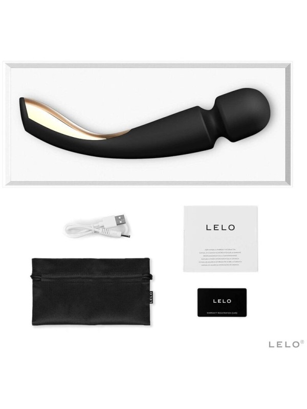 LELO - MASAJEADOR SMART MEDIUM WAND 2 NEGRO