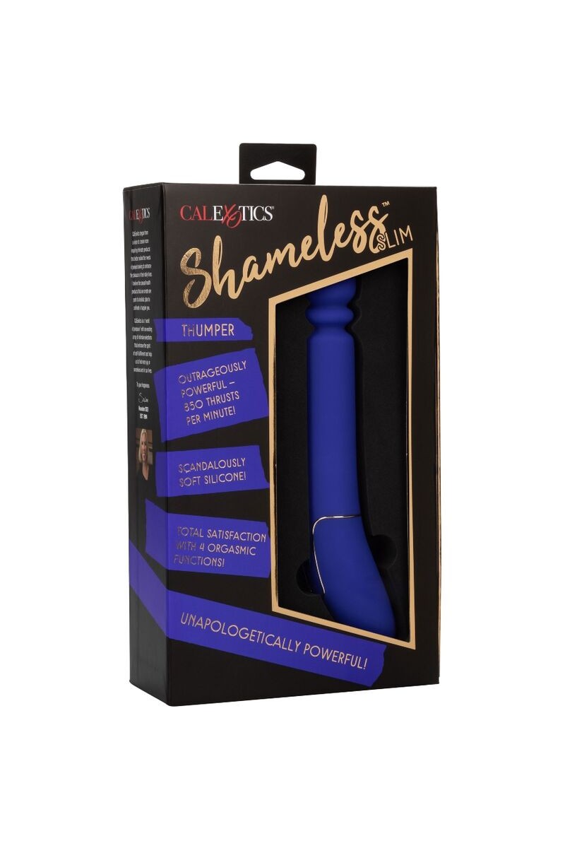 CALIFORNIA EXOTICS - SHAMELESS SLIM THUMPER MASAJEADOR AZUL