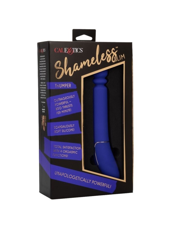 CALIFORNIA EXOTICS - SHAMELESS SLIM THUMPER MASAJEADOR AZUL