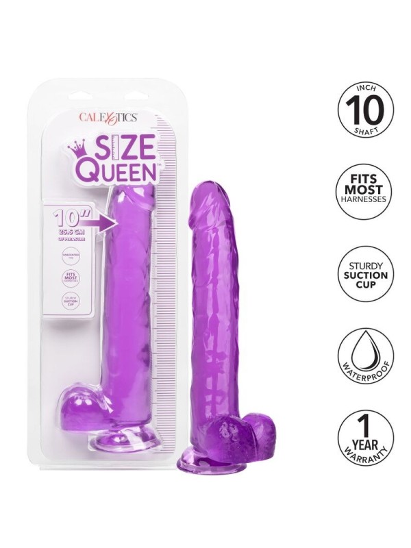 CALIFORNIA EXOTICS - SIZE QUEEN DILDO LILA 25.5 CM